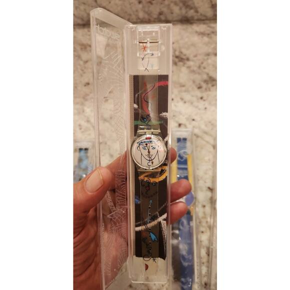 Vintage Swatch Artist Collection Watch "Flowers" GK207 Designed By Lindsay Kemp - Picture 3 of 5